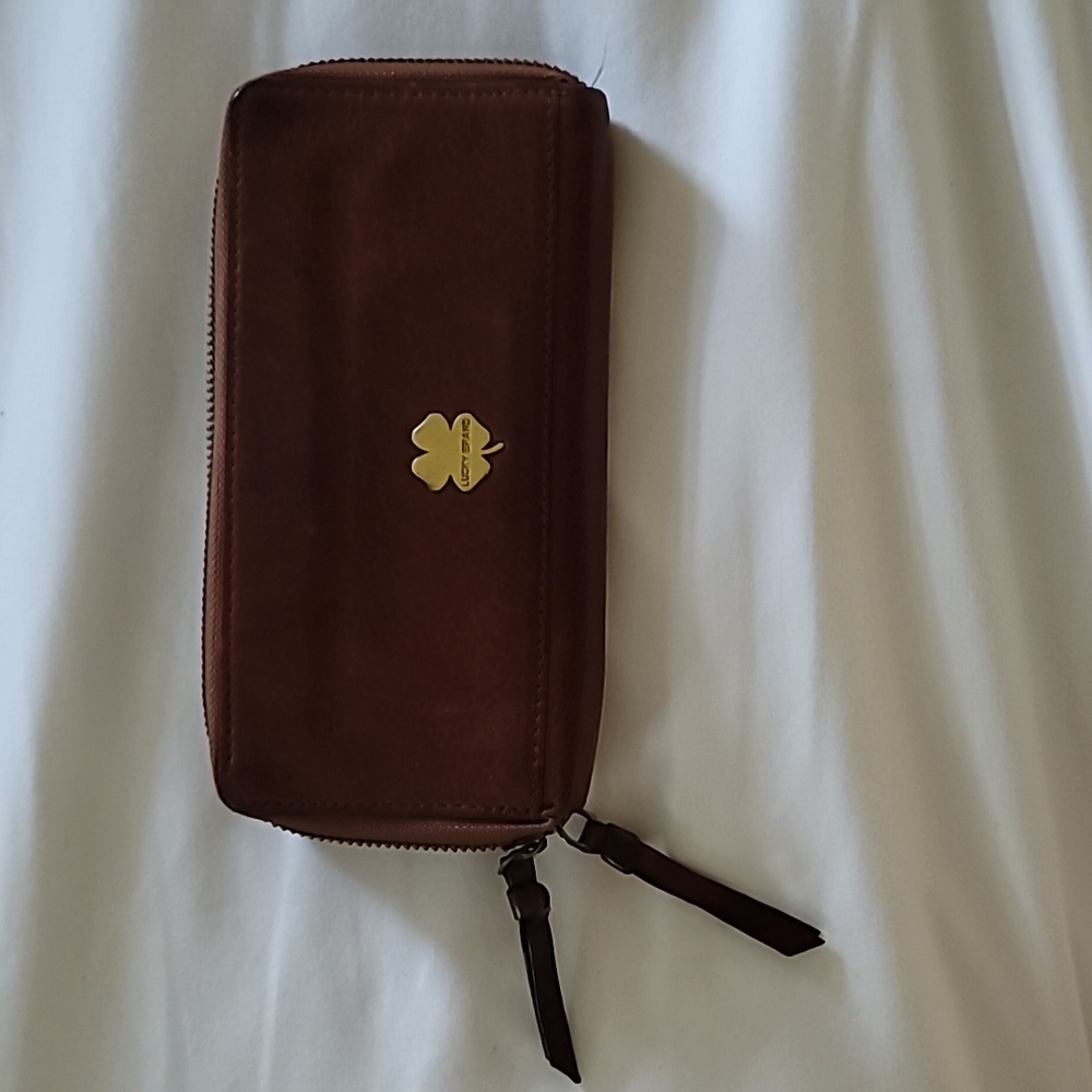 Lucky Brand Brown Faux Leather Wallet